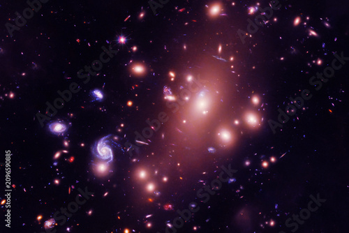 Photos Distant stars and galaxies