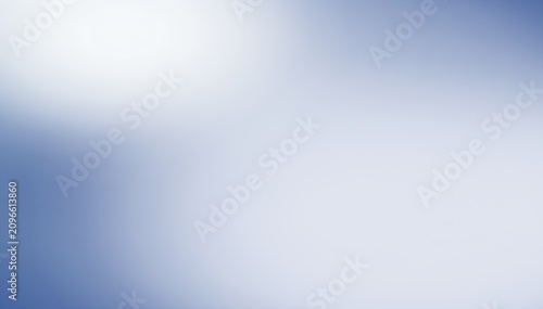Quadro su tela Soft Blue and White Gradient Background with Subtle Light Effect