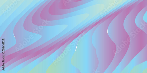 Fotografía Elegant luxury layout showcasing silky smooth multi-toned gradient lines that form sophisticated abstract curves on a black surface, creative background