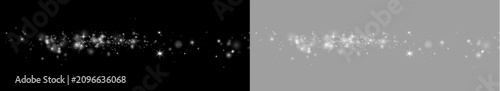 Fotografía White glowing powder veil with sparkling micro particles, airy texture, and transparent effect