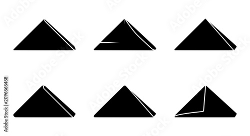 Fotografía Napkin Folding Instructions, Table Setting Guide, Catering Service Visuals, Rest