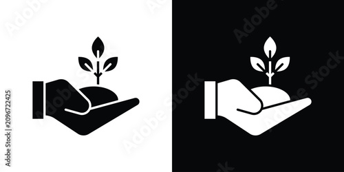 ECO friendly icon outline clipart set. EPS10