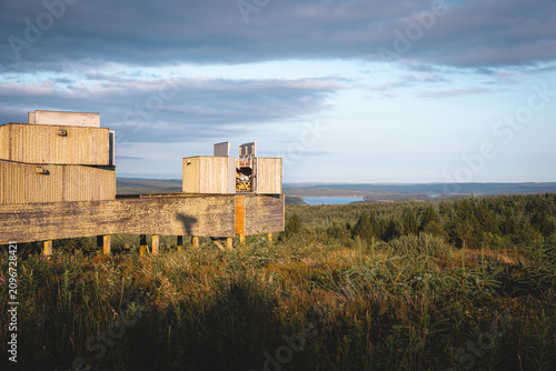 Fotografija Kielder National Park, Reservoir and Observatory, Northumberland, basking in the summer sunlight, waiting for the dark