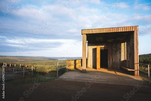 Fotografija Kielder National Park, Reservoir and Observatory, Northumberland, basking in the summer sunlight, waiting for the dark