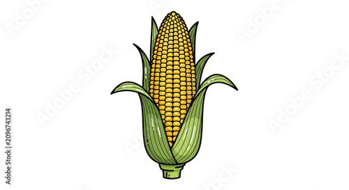 Fresh Yellow Corn on the Cob.