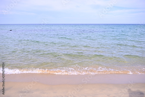 waves on the beach