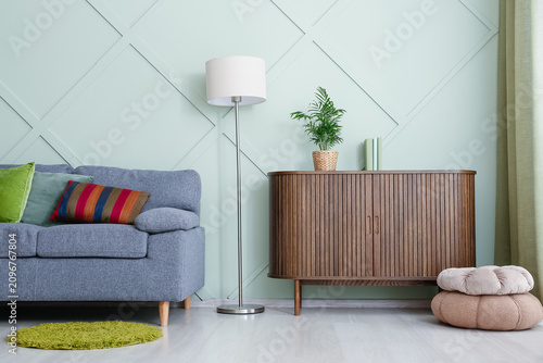 Modern living room interior...