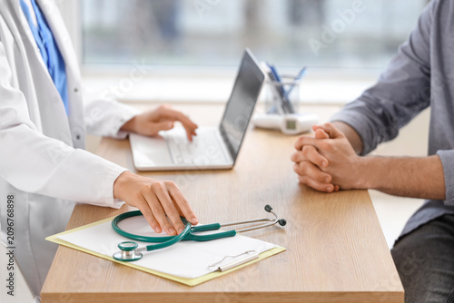 Female doctor with stethosc...