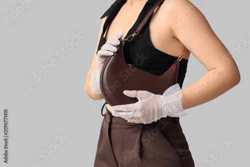 Beautiful young woman with ...