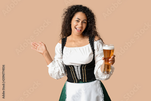 Happy African-American woma...