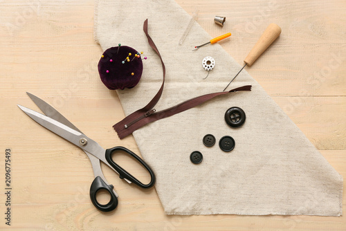 Composition with scissors a...