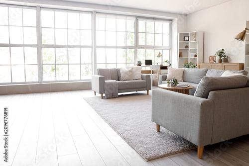 Interior of living room wit...