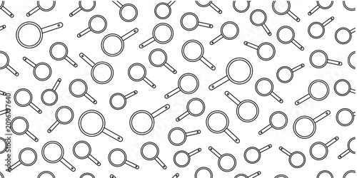 Cuadro en lienzo Loupe seamless pattern background