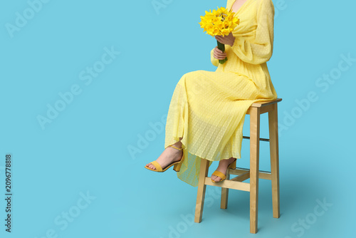Beautiful young woman with ...