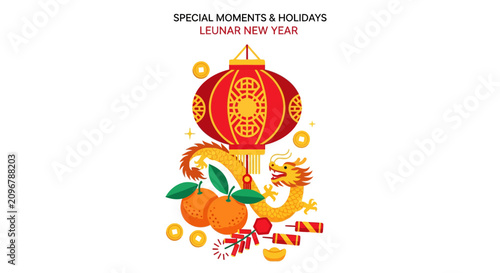 Chinese New Year Dragon Decoration.