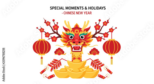 Chinese New Year Dragon Decoration.