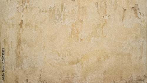 Konstfotografi A textured beige wall with subtle variations in color and pattern