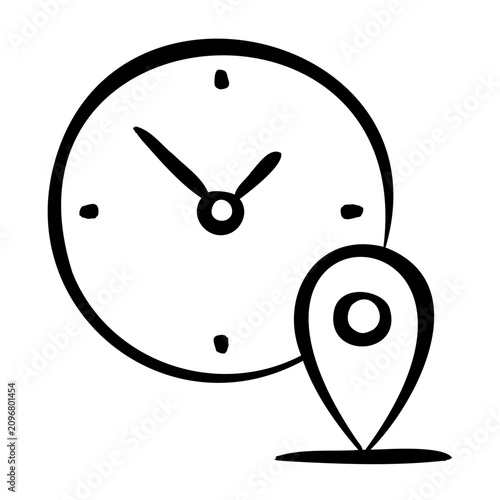 Vászonkép Contemporary Icon - Handdrawn