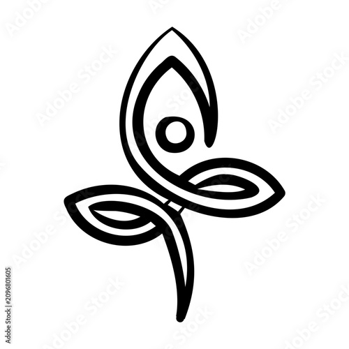 Fotografie Serenity Icon - Handdrawn