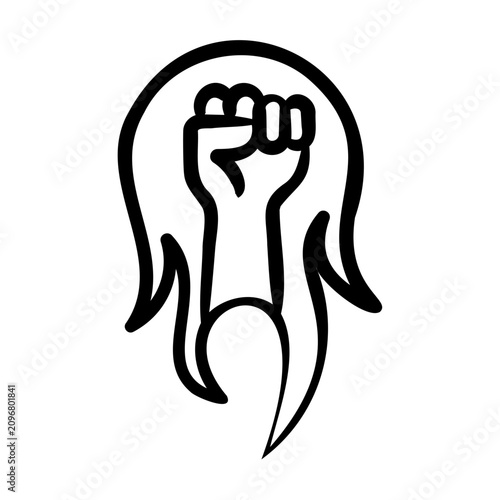 Bild auf Leinwand Revolution Icon - Handdrawn