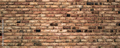 Fotografía Brick wall made with bricks