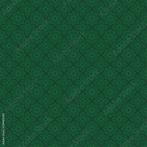 Seamless Geometric Islamic Ramadan Karim Background Wallpaper