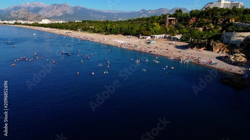 Stand Up Paddleboarding at Konyaalti Beach in Antalya Turkey