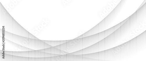 Slika na platnu Fading line halftone gradient texture