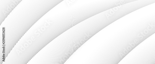 Obraz na plátne Fading line halftone gradient texture