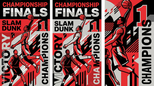 Championship Finals Victory Slam Dunk Champions Graphic Art