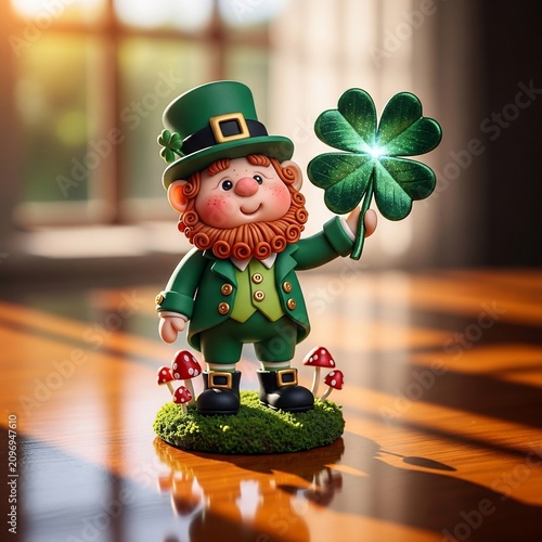 Gilded Luck, a Gnome's Grin in Golden Light