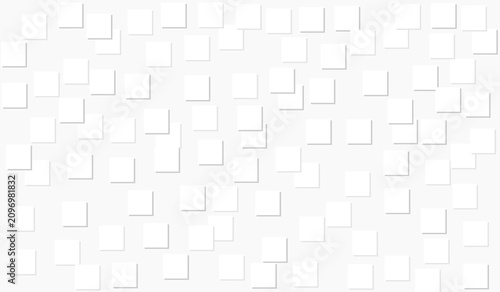 White geometric square background with subtle shadows and clean modern design, perfect for corporate branding, presentations, websites, wallpapers, and creative projects.