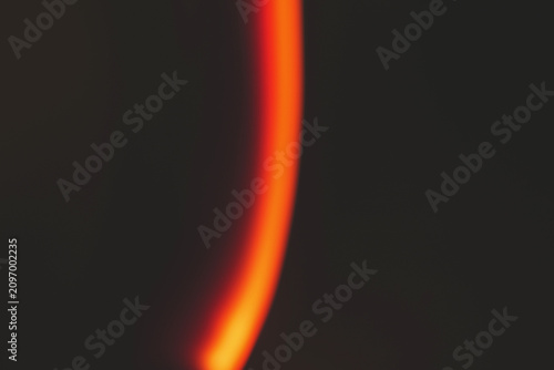 Fotografie Abstract Red Neon Light Trail Overlay Background Texture Clean