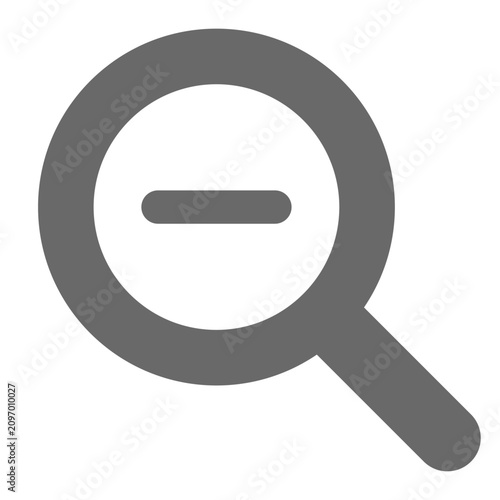 vector zoom out icon