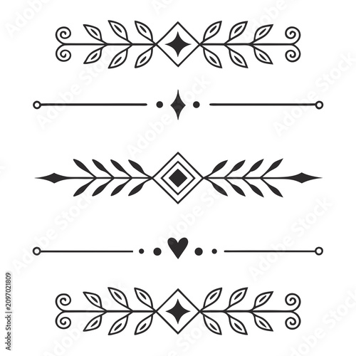 calligraphic design elements
