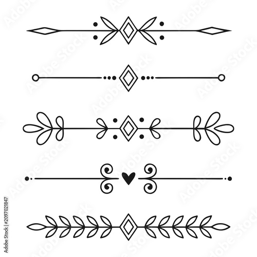 calligraphic design elements