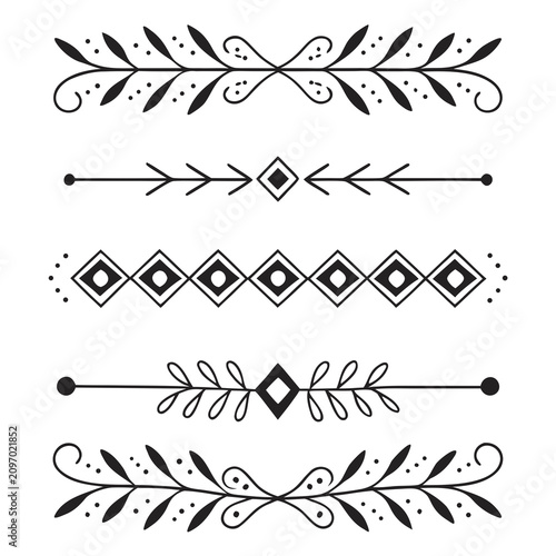 calligraphic design elements