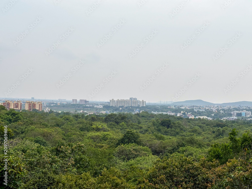 Fototapeta premium view from the top of the Ayudha Hills