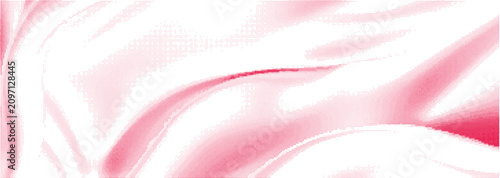 Wavy gradient halftone dots pattern texture background
