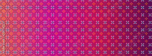 Bright Solid Color Gradient Banner/simle shapes banner,