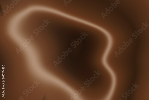 Canvastavla Abstract Brown Swirls with Light Highlights