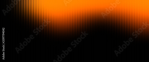 Tableau sur toile Orange flawless gradient beneath linear glass distortion to enhance elegant modern website headers