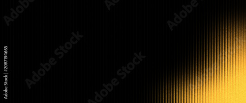 Orange and yellow glowing gradient with grainy noise and linear glass texture for panoramic web banners.