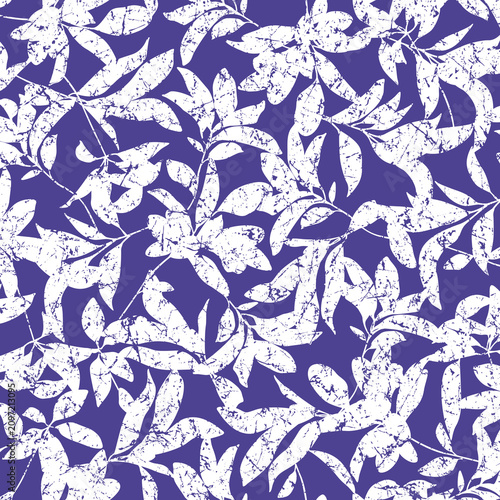 Seamless pattern with beautiful plants perfect for textiles,