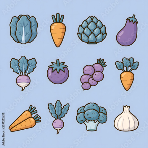 Explore a Vibrant Collection of Fresh Vegetables: A Visual Journey Through Colors, Nutritional Benefits, and Culinary Inspirations for Healthy Living and Cooking Adventures.