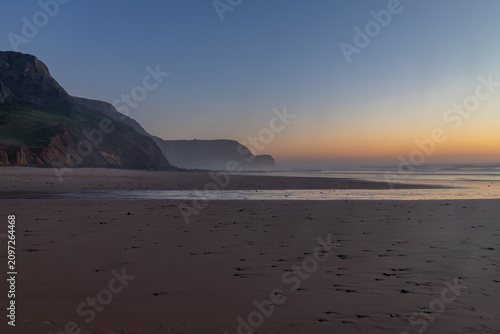 Canvas Print Castelejo beach at sunset