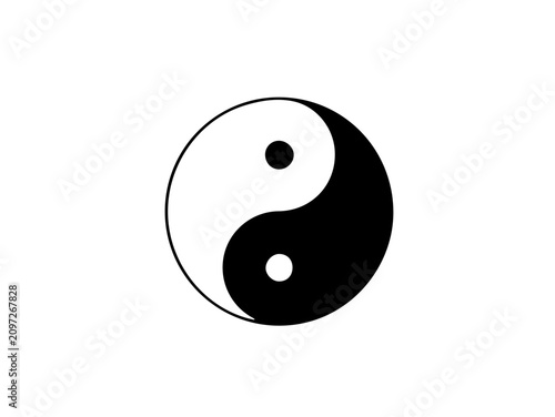 陰陽マーク　yin and yang