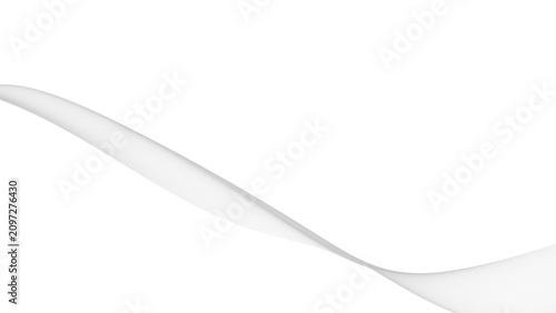 Photography A delicate white wave design on a clean background