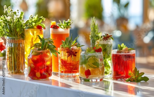 Refreshing Mocktail Drinks for Wellness and Bar Concept Ideas