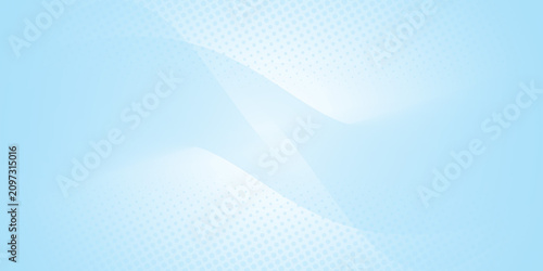 Abstract light blue and white background with dynamic curve lines and a soft halftone dot pattern. Clean modern geometric design ideal for tech corporate and medical backdrops